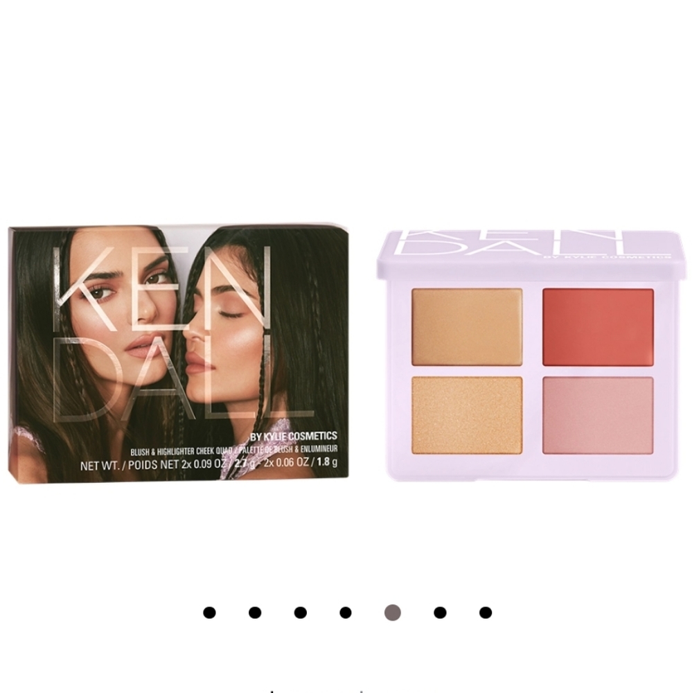 KYLIE COSMETICS: KENDALL COLLECTION BLUSH & HIGHLIGHT CHEEK QUAD